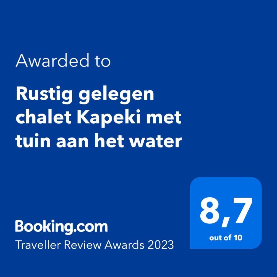 Rustig Gelegen Chalet Kapeki Met Tuin Aan Het Water 질 외부 사진